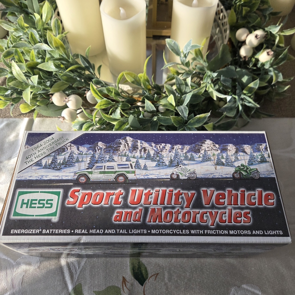 Hess Sport Utility Vehicle and Motorcycles Toy Set